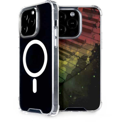 Rasta Color Keys iPhone 15 Pro MagSafe Case